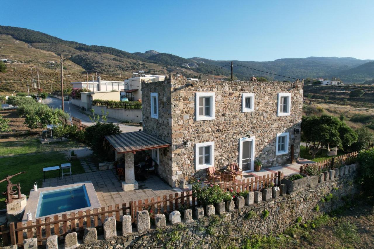 Traditional Kos Villa With Swimming Pool, Lawn Yard And Bbq Экстерьер фото