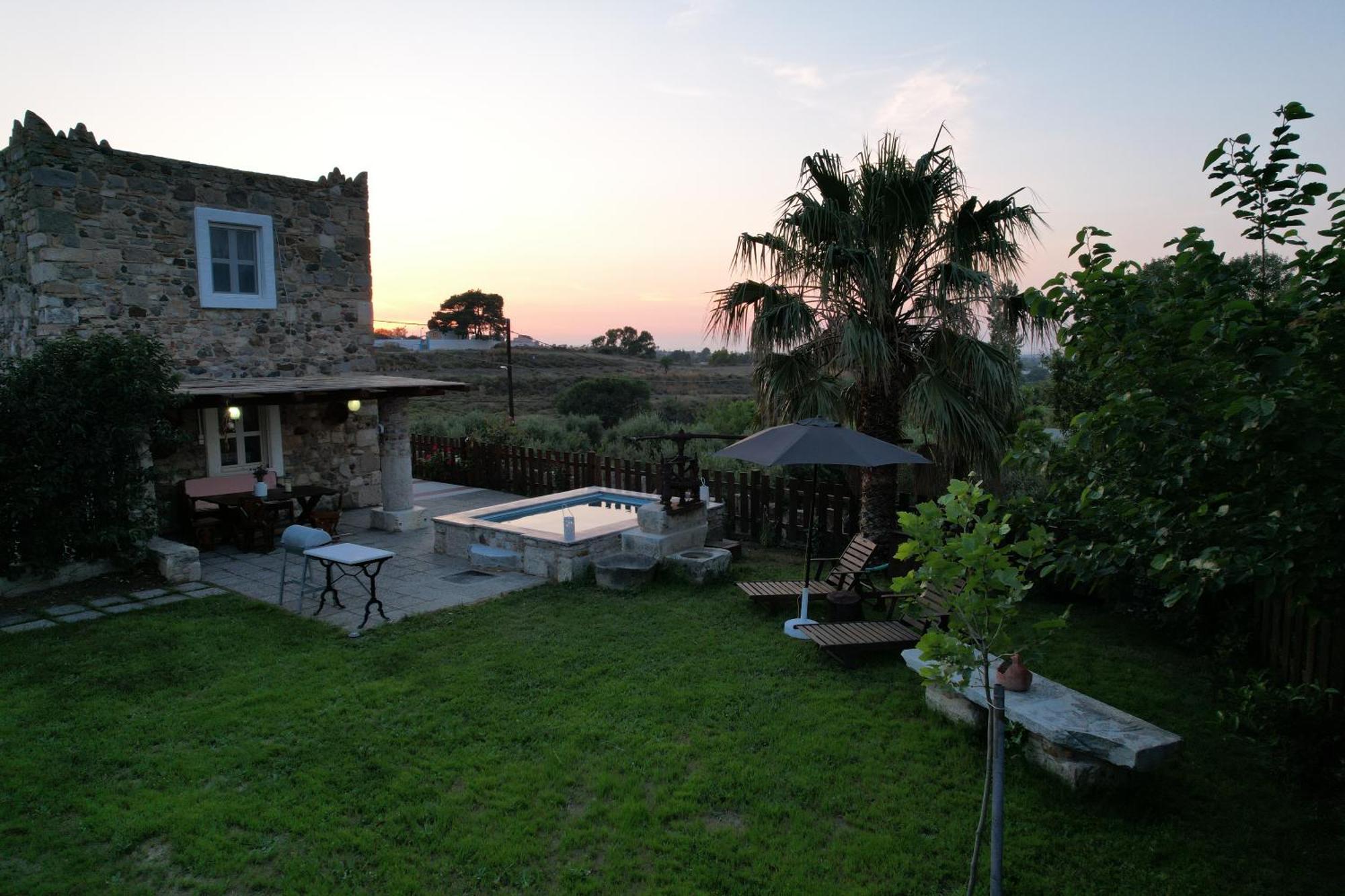 Traditional Kos Villa With Swimming Pool, Lawn Yard And Bbq Экстерьер фото